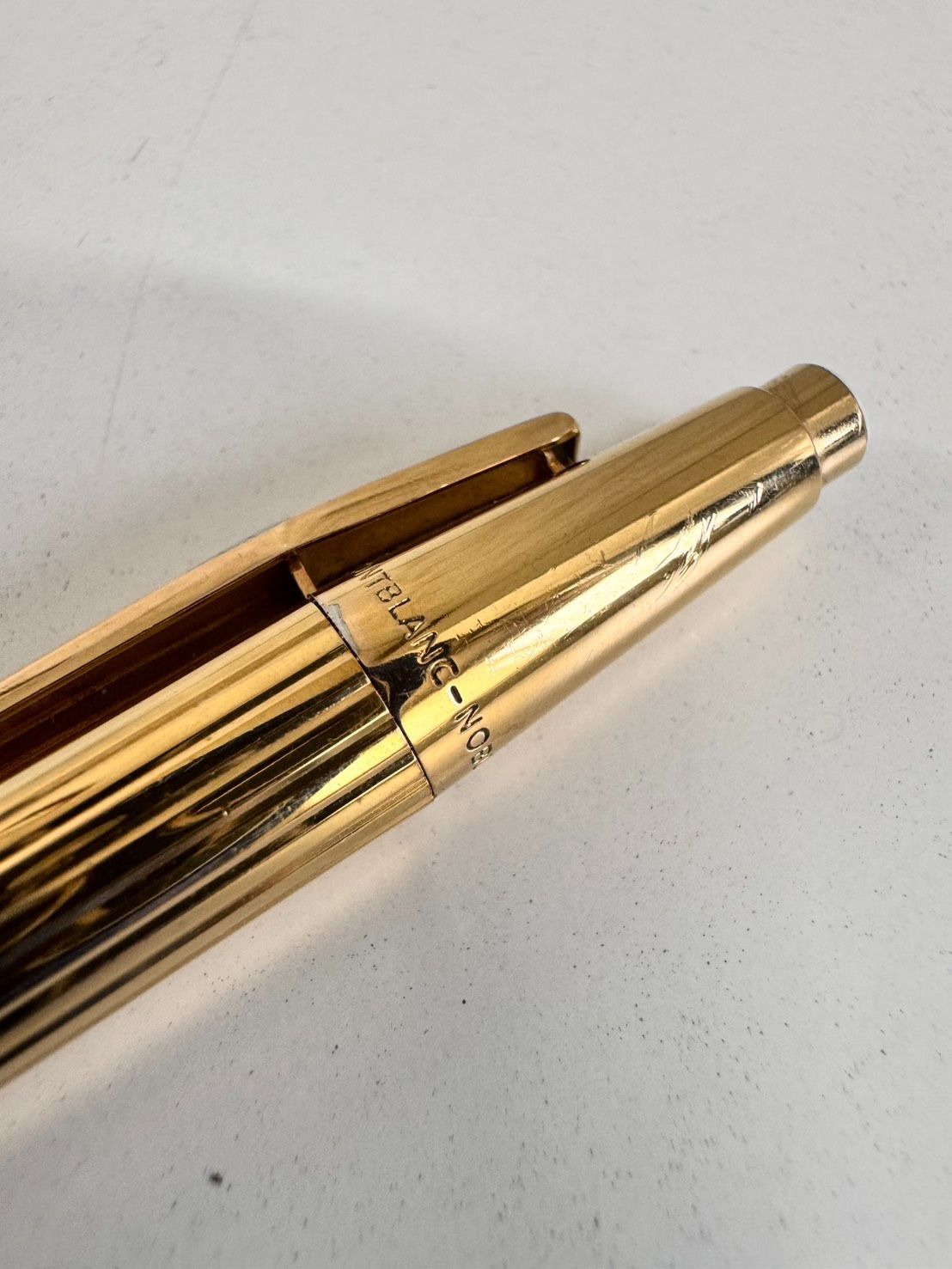 メカニカルペンシル 金張り