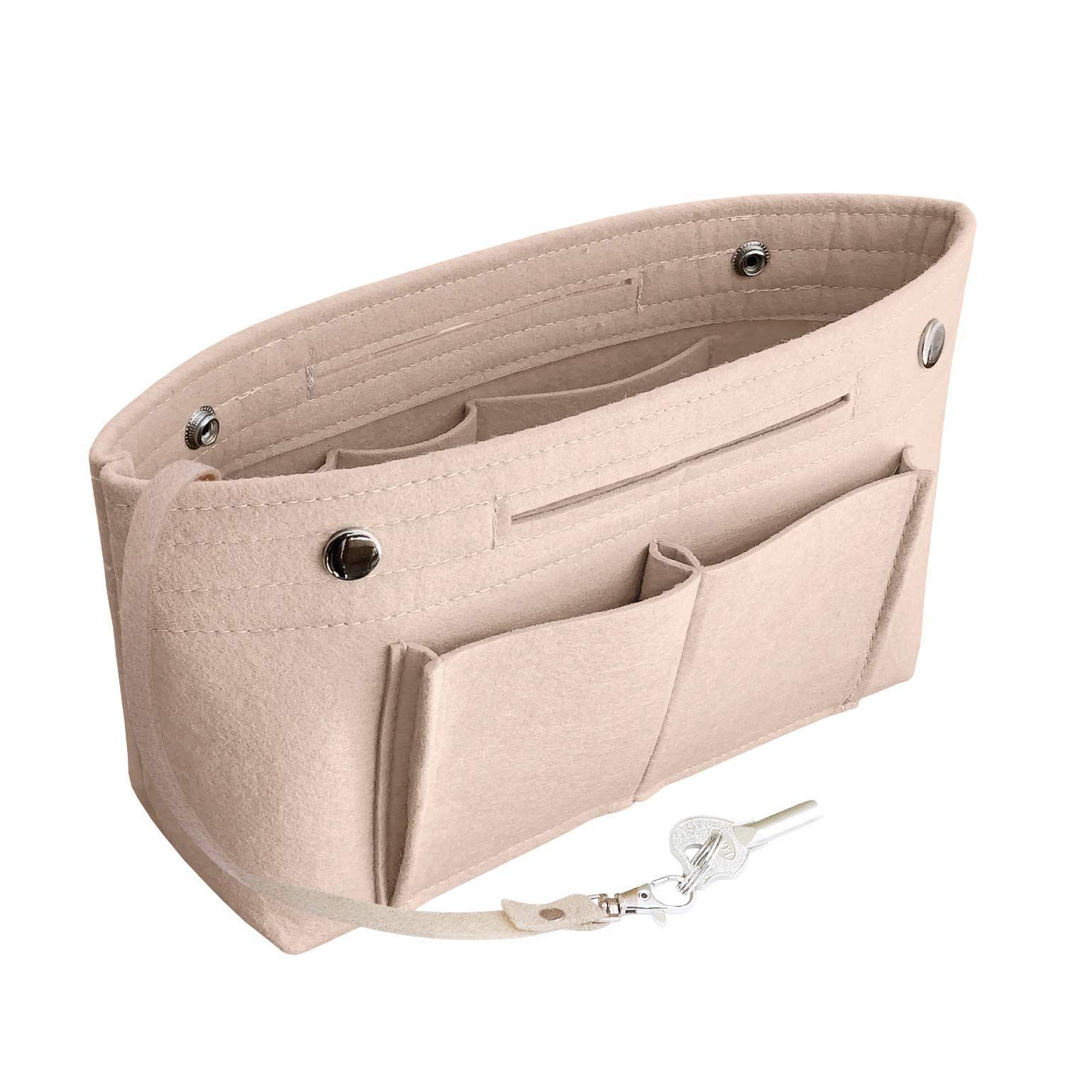 【人気商品】レディース ベージュ バッグインバッグ L [APSOONSELL]