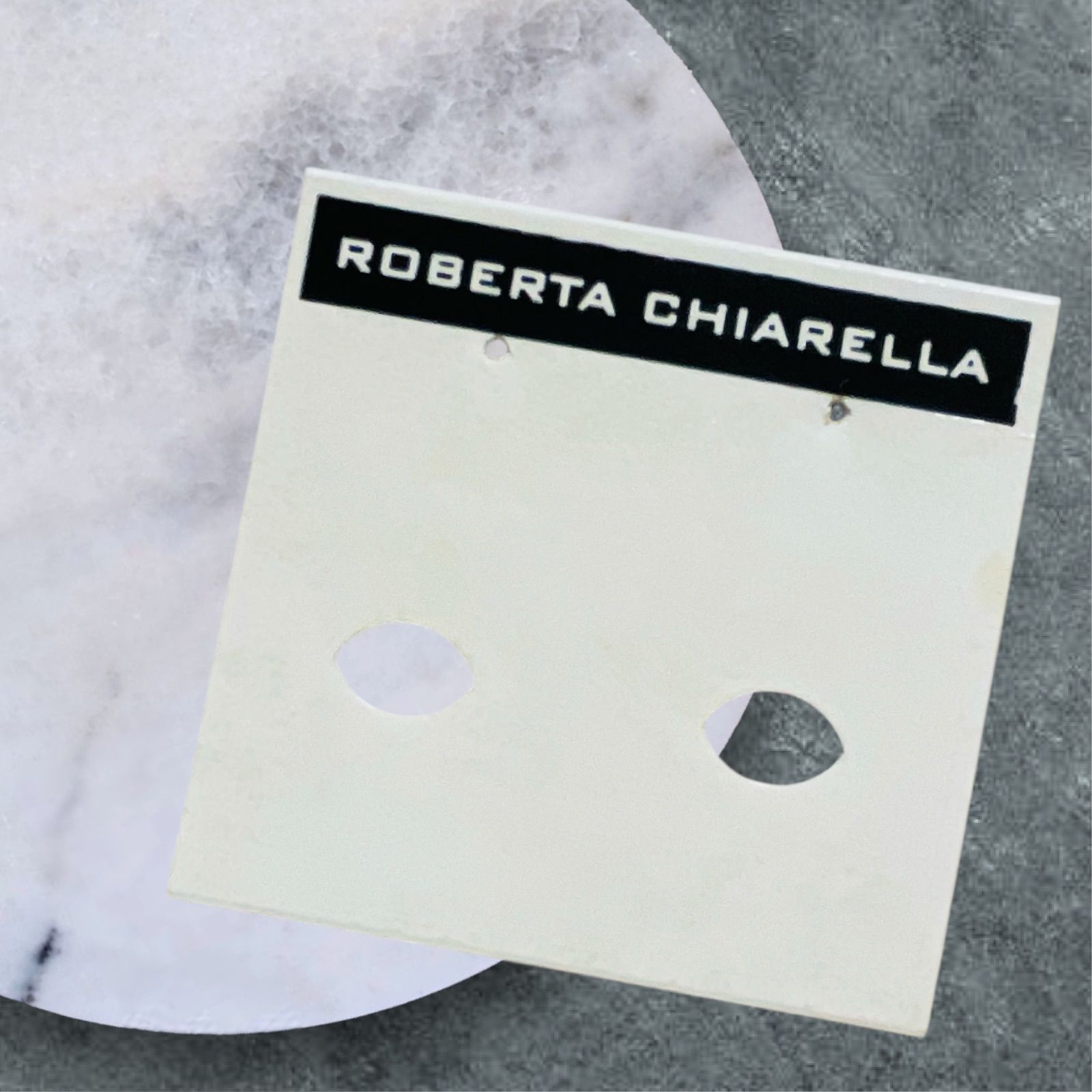 新品◇Roberta Chiarella ロベルタチャレラ 存在感の大振りエレガント 