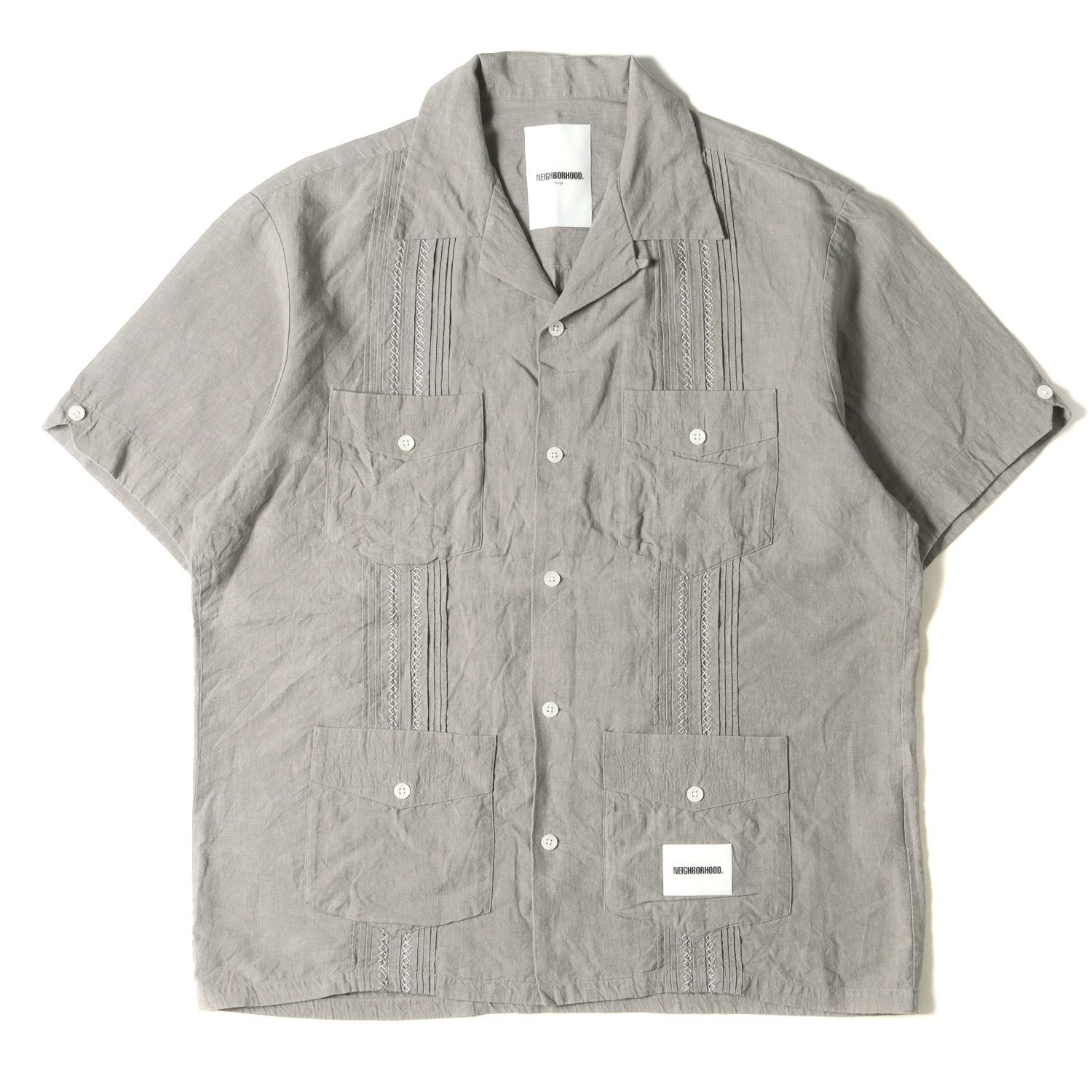 NEIGHBORHOOD ネイバーフッド キューバシャツ NEIGHBORHOOD ] ネイバーフッド 25SS GUAYABERA SHIRT SS