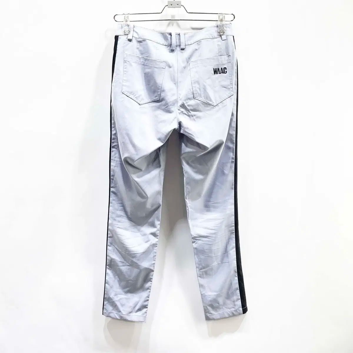 WAAC 白黒チェック柄パンツ サイズ3 WAAC 白黒 LINE パンツ WAAC 白黒チェック柄パンツ サイズ3 WAAC 白黒