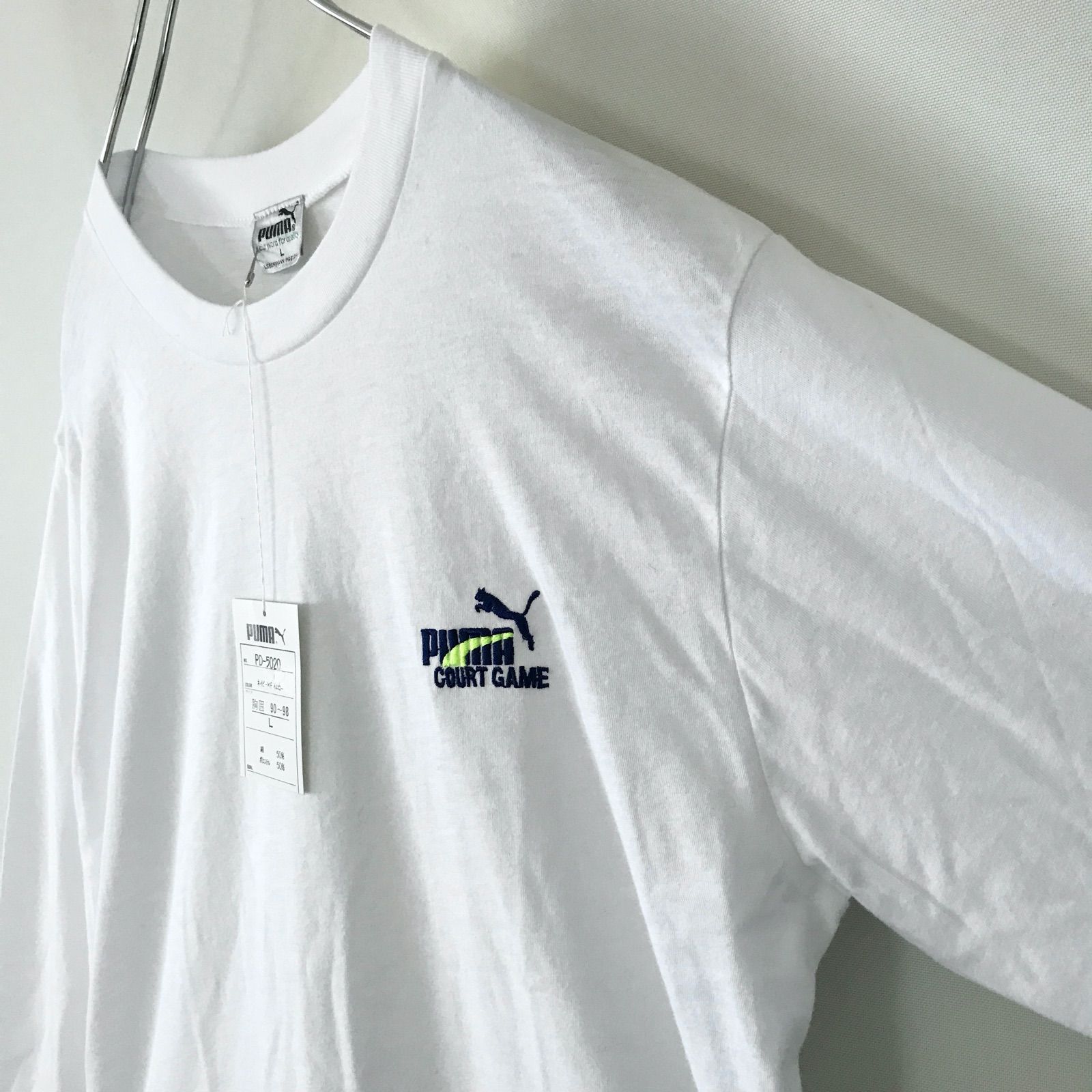 PUMA ロングスリーブ Tシャツ　1990年代　ビンテージ　中古 PUMA - 90s ヴィンテージ プーマ Tシャツ リンガーT 半袖