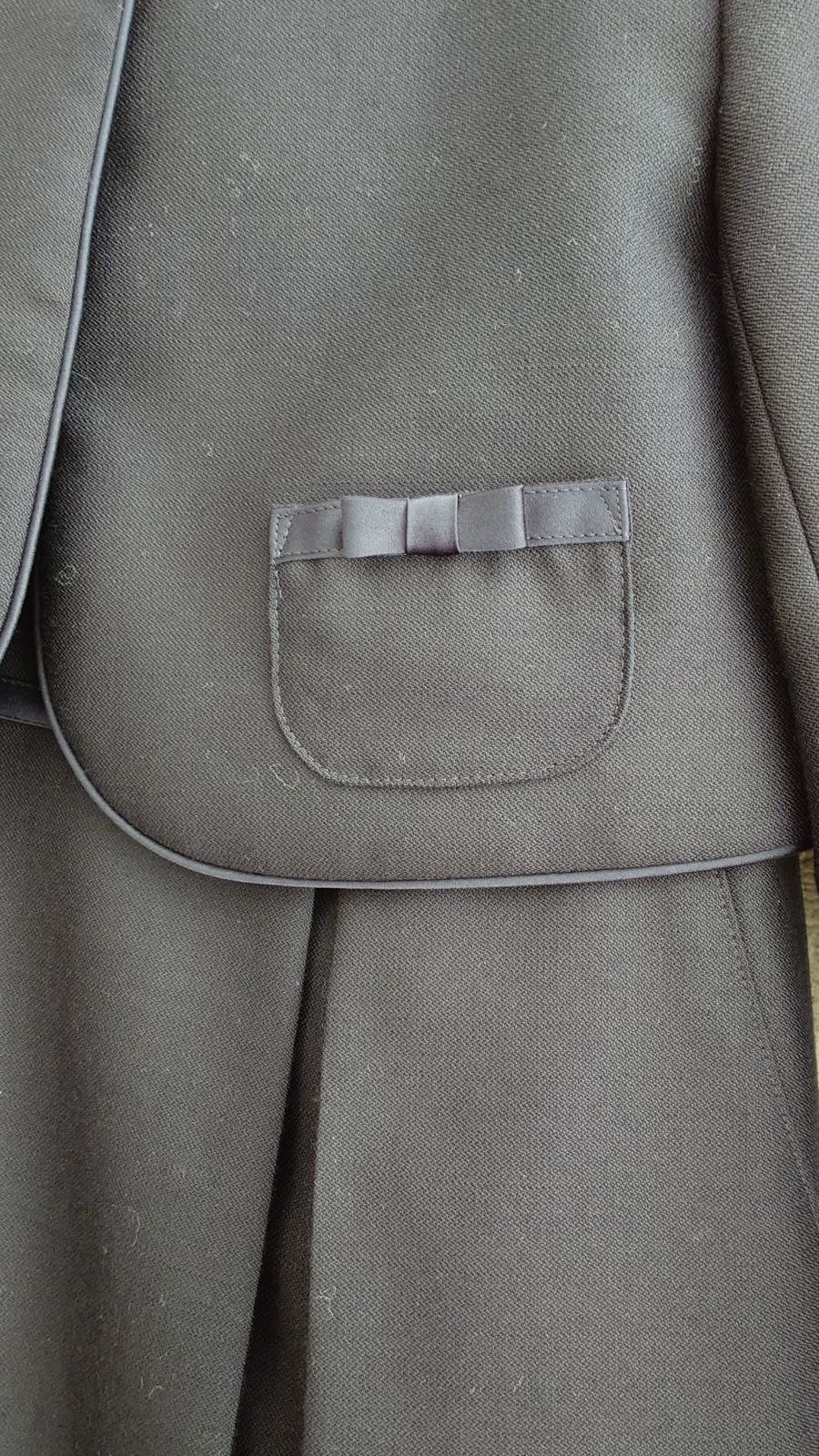 ファミリア ネイビーアンサンブル120 女子お受験用（フォーマルスーツ