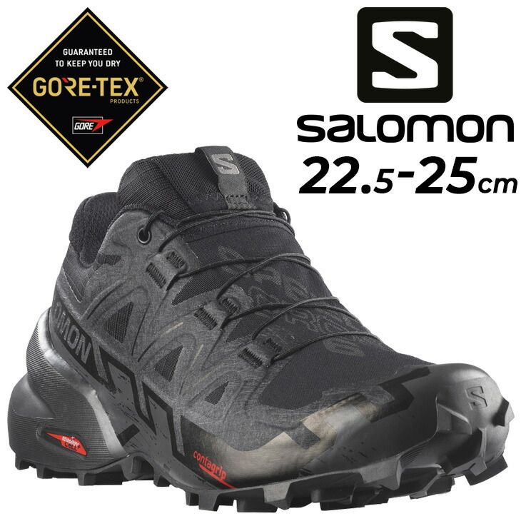 サロモン トレイルランニングシューズ レディース ゴアテックス SALOMON SPEEDCROSS 6 GORE-TEX トレイルシューズ 性 通気性 ローカット ランニングシューズ 運動靴 スポーツ スニーカー 運動靴|SPEEDCROSS6GTX-W