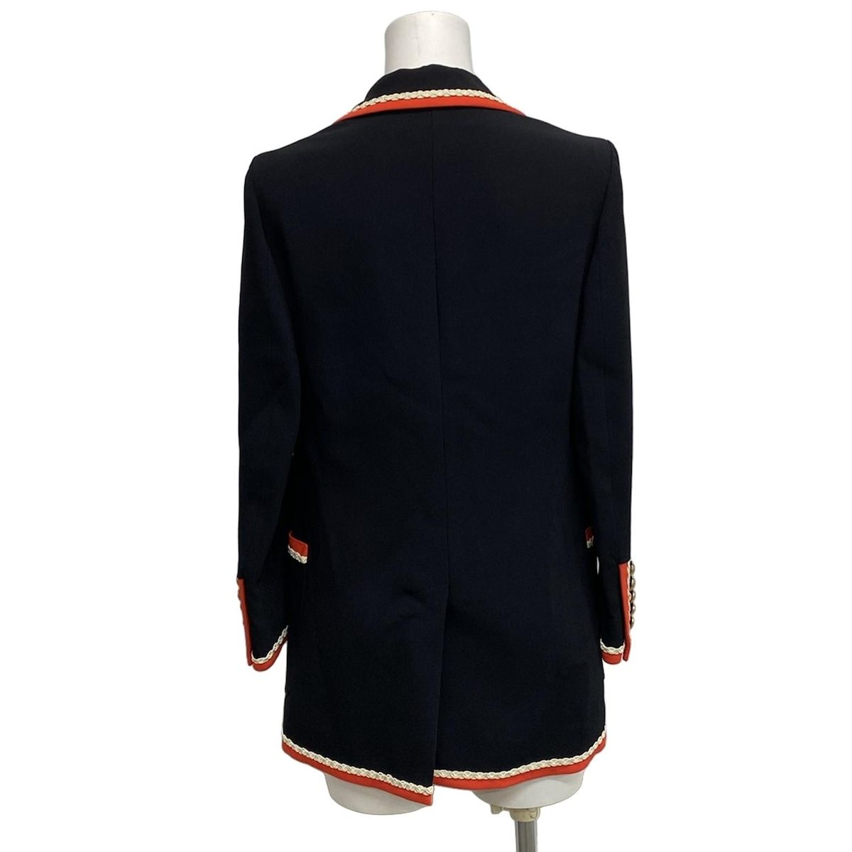 【新品】GUCCIグッチジャケット　上質生地 サイズ38 GUCCI（グッチ）テーラードジャケット 茶 サイズ:46(M位) メンズ