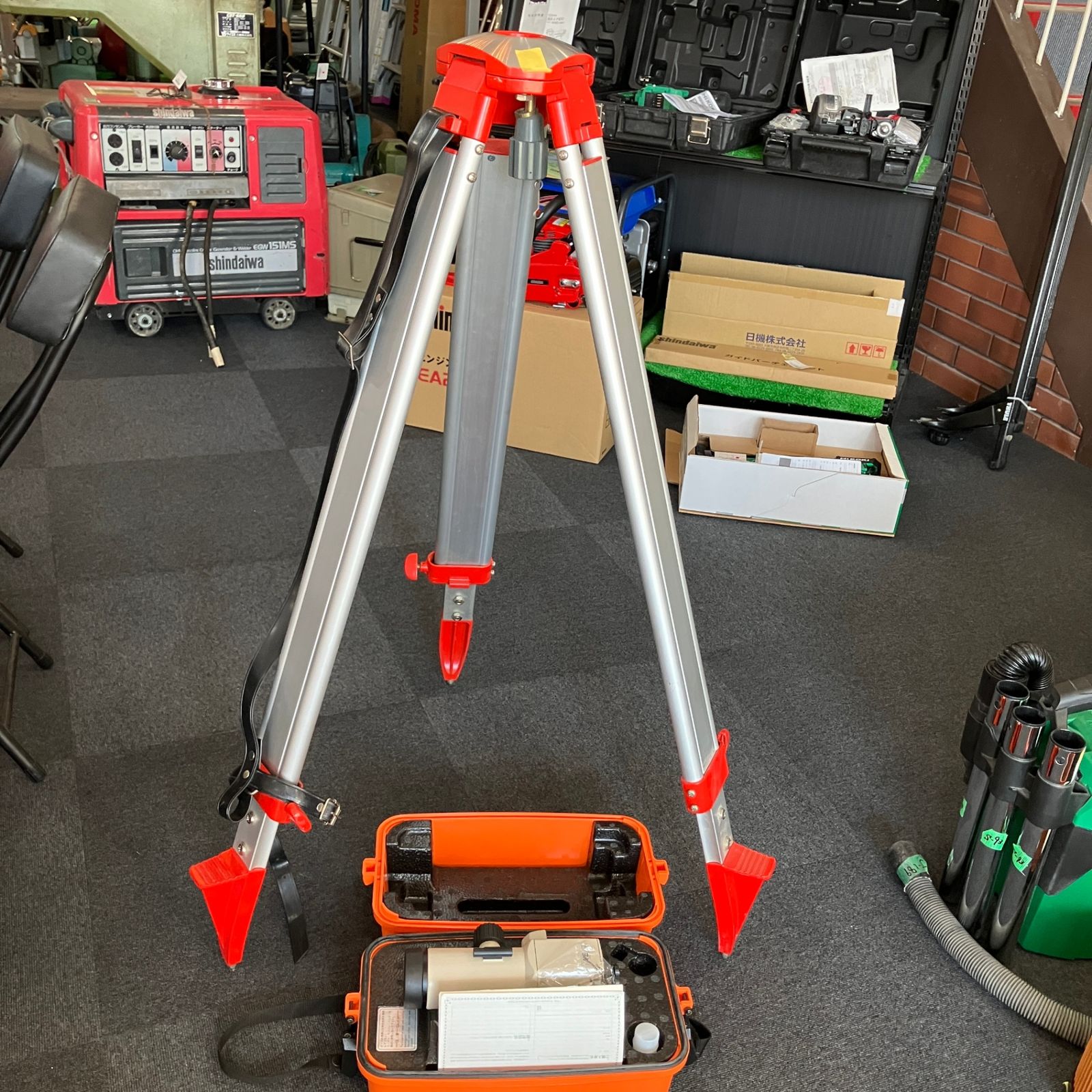 S-157 Nikon AE-7 オートレベル 取説 ケース 三脚付き