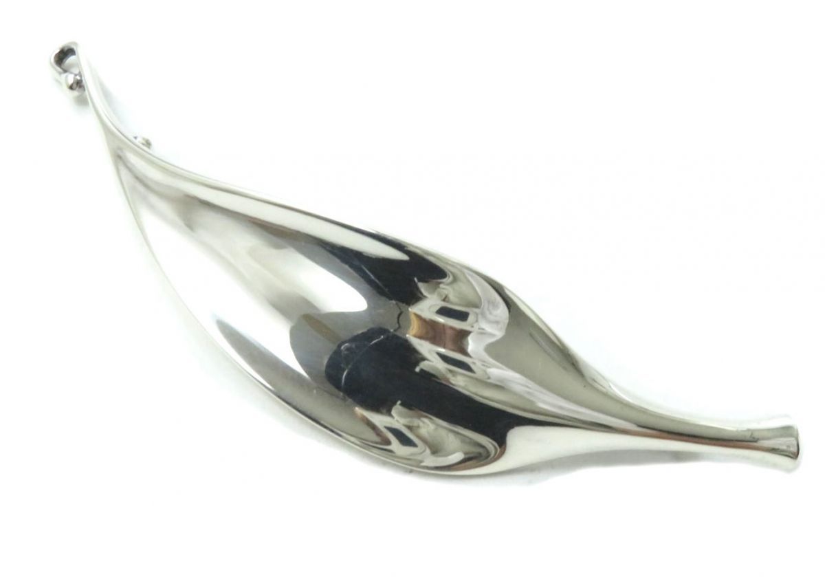 美品☆GEORG JENSEN ジョージジェンセン 391 TORUN トールン プリュムリーフモチーフ ブローチ レディース シルバー SV925  重量：27.7ｇ - メルカリ