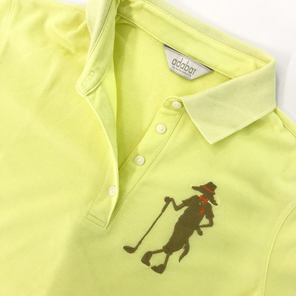 Adabat(アダバット) 半袖ポロシャツ サイズ40 M レディース - イエロー