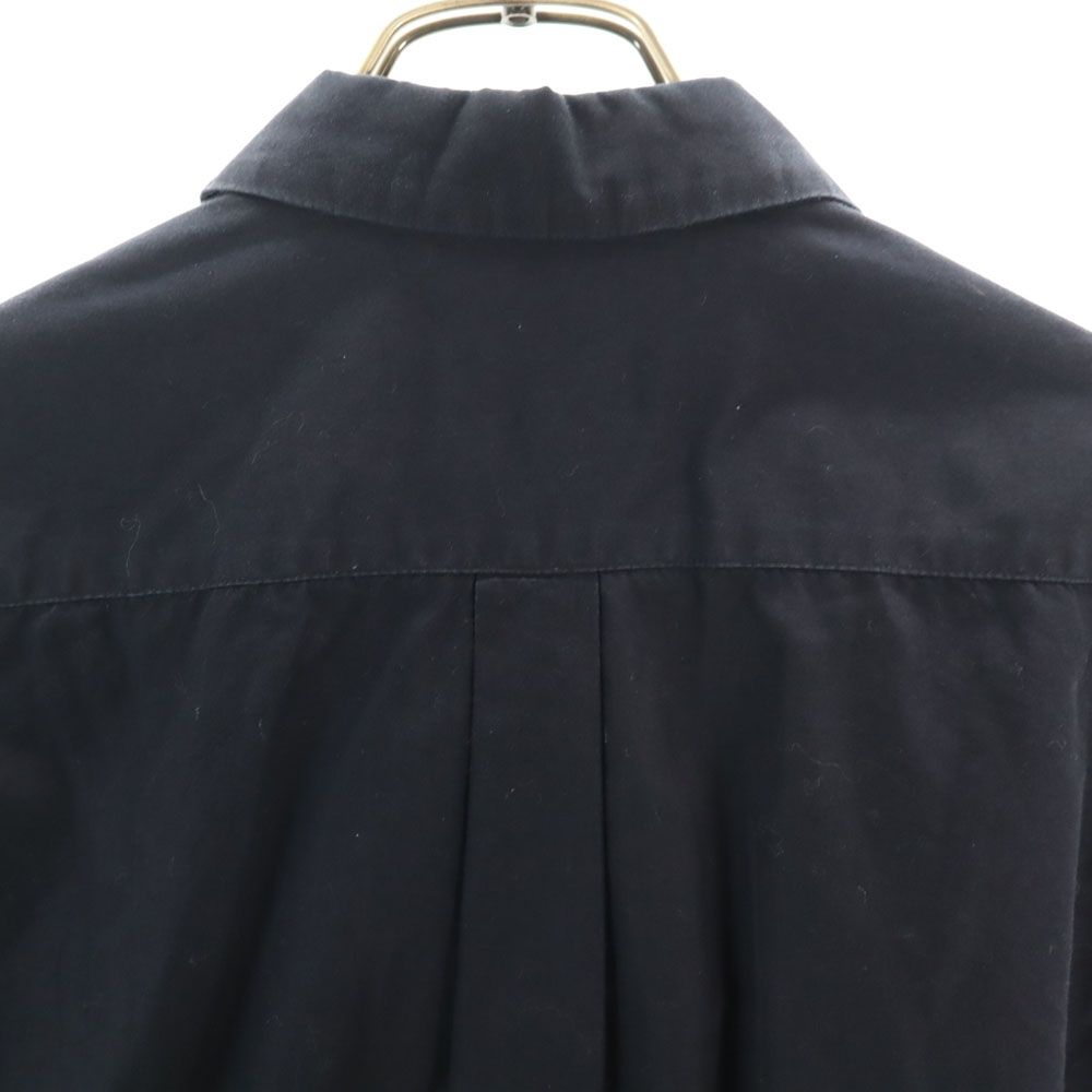 robe de chambre ローブドシャンブル 1997年 90s オールド 日本製 長袖 丸襟 コットンシャツ S ネイビー COMME des GARCONS レディース 古着 中古 古着 robe de chambre ローブドシャンブル 1997年 90s オールド