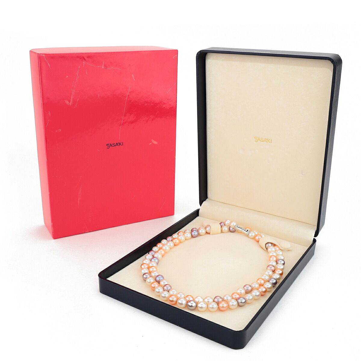 タサキ パールネックレス 真珠 8mm~8.6mm SV TASAKI 中古 プレラブド  