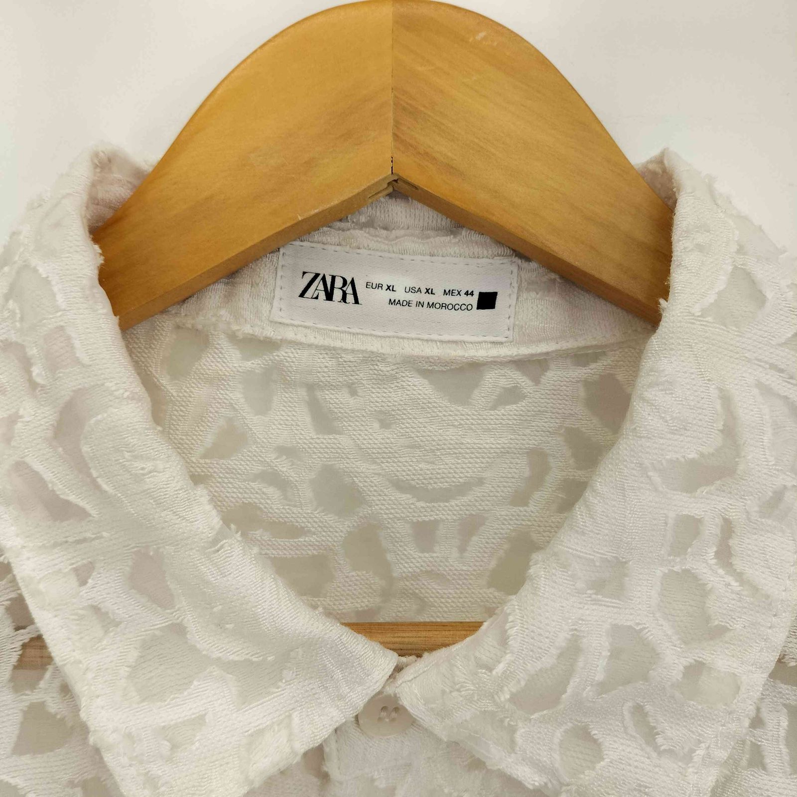 【XL極美品】ザラ　ジオメトリックジャガード　セットアップ　グリーン　ジャージ ZARA ジオメトリックジャカード カーディガン パンツ ジャージ