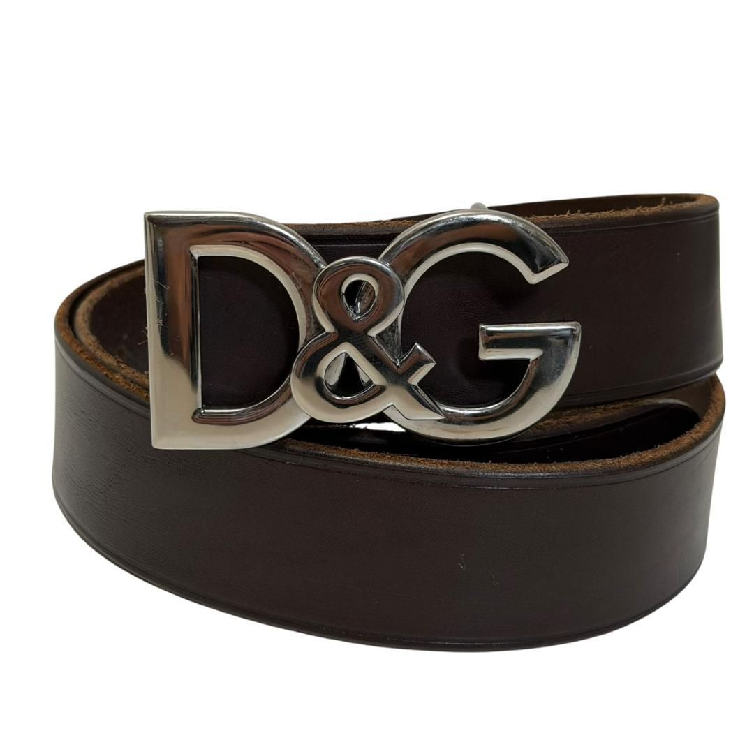 デカロゴ ドルチェ-ガッバーナ ベルト プレート シルバー バックル Y2K