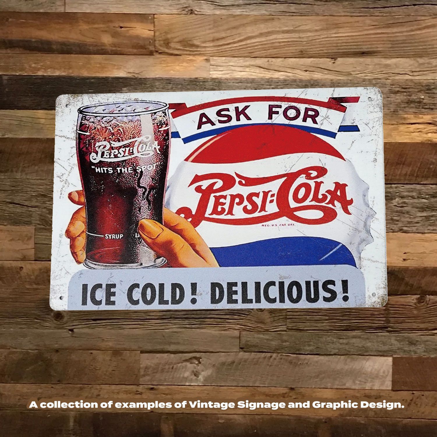 PEPSI ヴィンテージ　看板 PEPSI ペプシ ヴィンテー ジ plastic看板 15-282-1 | BigBear