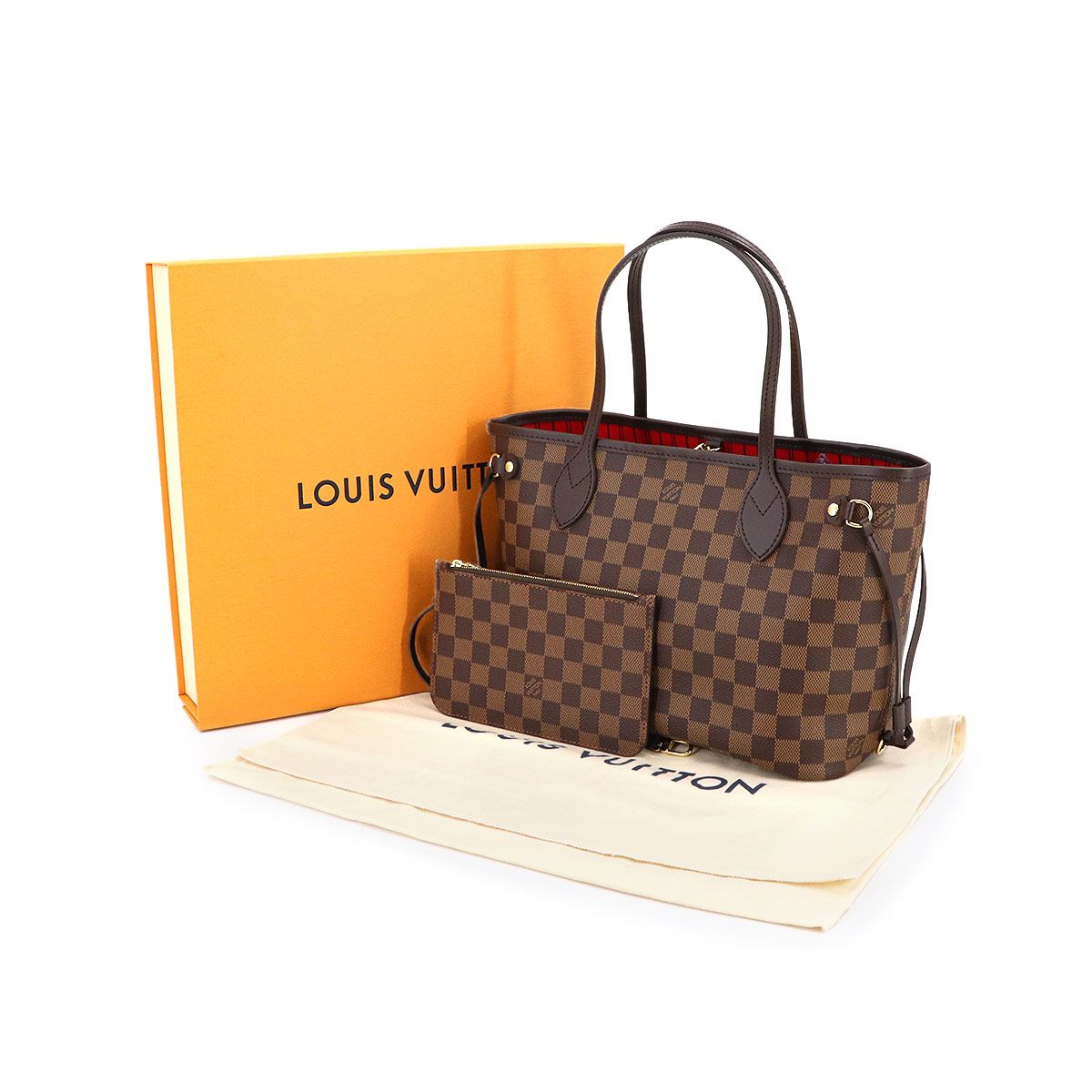 未使用 展示品 ルイ ヴィトン LOUIS VUITTON ダミエ ネヴァーフル PM ...