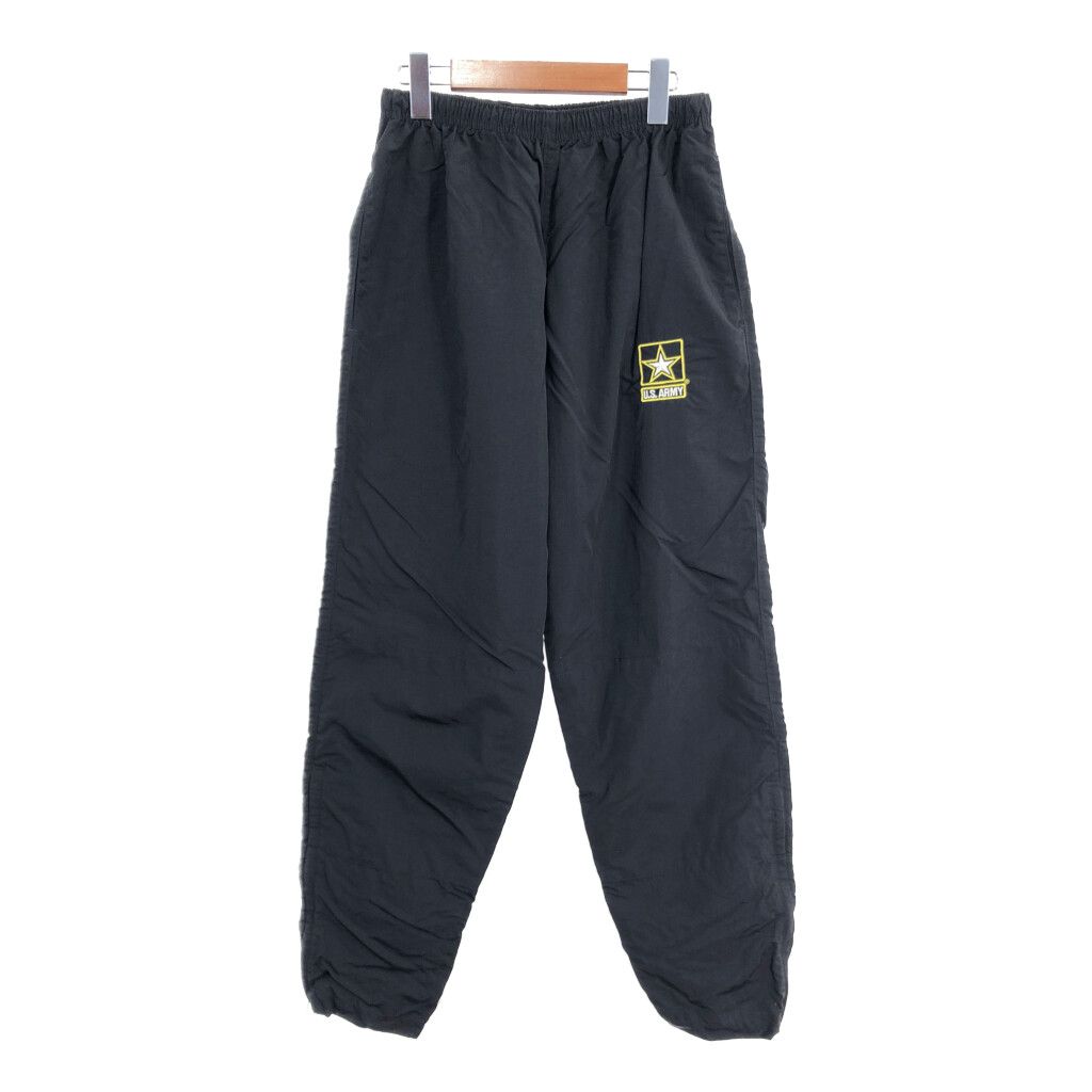 00年代 米軍実物 U.S.ARMY APFU トレーニング パンツ ブラック (メンズ MEDIUM REGULAR) 中古 古着 S3984