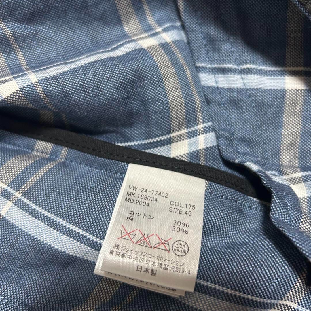 チェック ジャケット