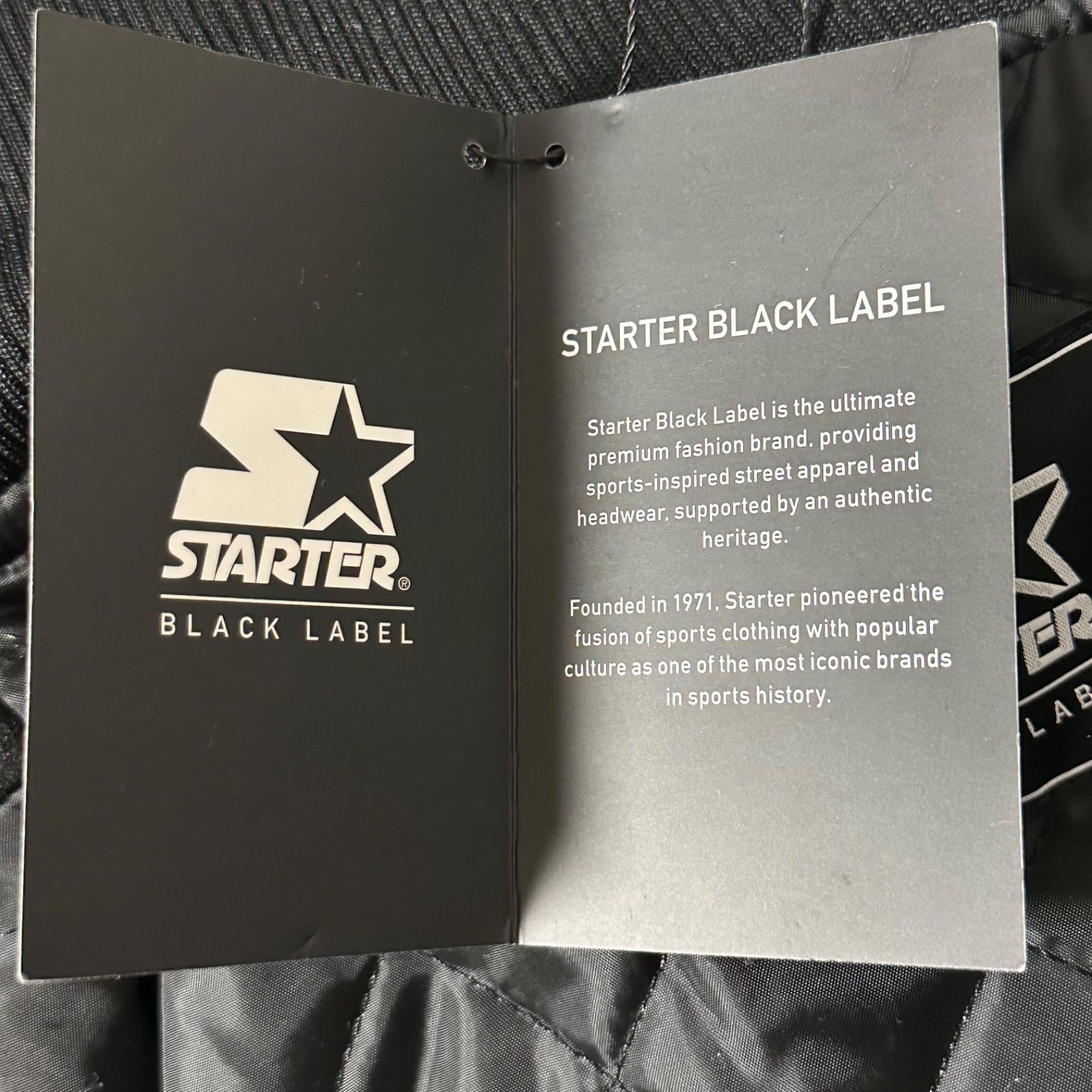 STARTER BLACK LABEL スターターブラックレーベル ブラック ジャケット 