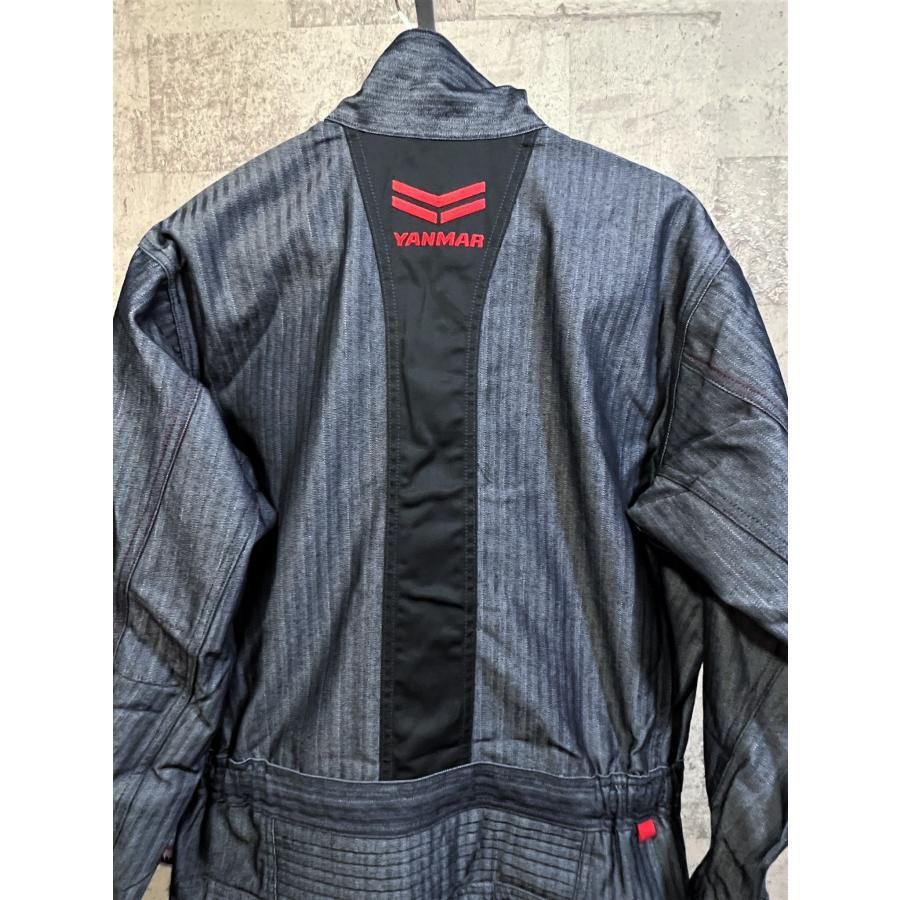 未使用 YANMAR 長袖 ヘリンボーン ツナギ L ヤンマー オールインワン
