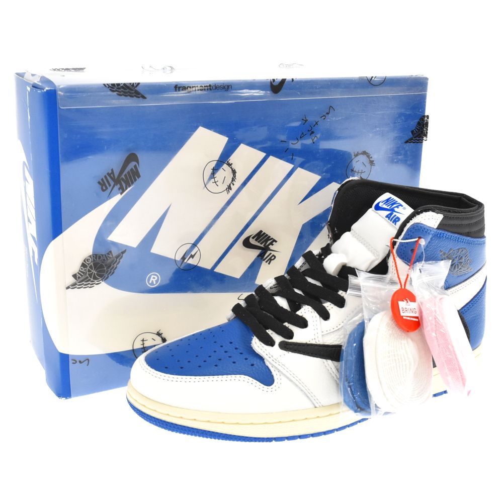 NIKE ナイキ ×TRAVIS SCOTT FRAGMENT DESIGN AIR JORDAN 1 HIGH OG SP DH3227-105 トラヴィス スコット フラグメント エアジョーダン1 ハイカットスニーカー US10