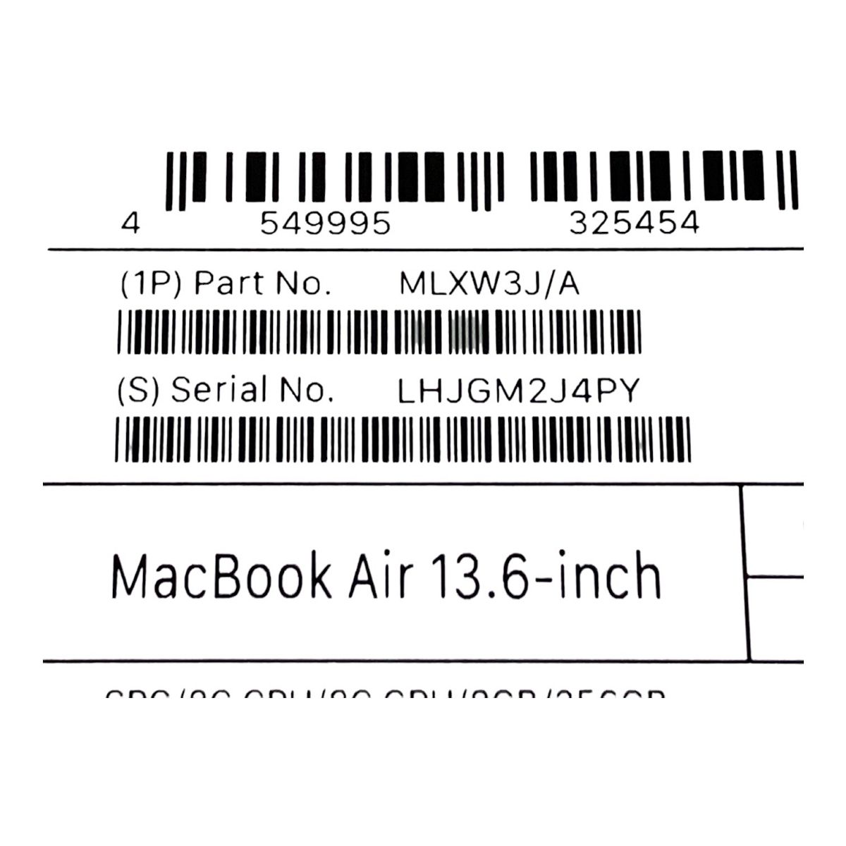 マフラー Apple MacBook Air MLXW3J A M2 ノートパソコン 8GB SSD 256GB Sequoia ジャンク M10486261 国内