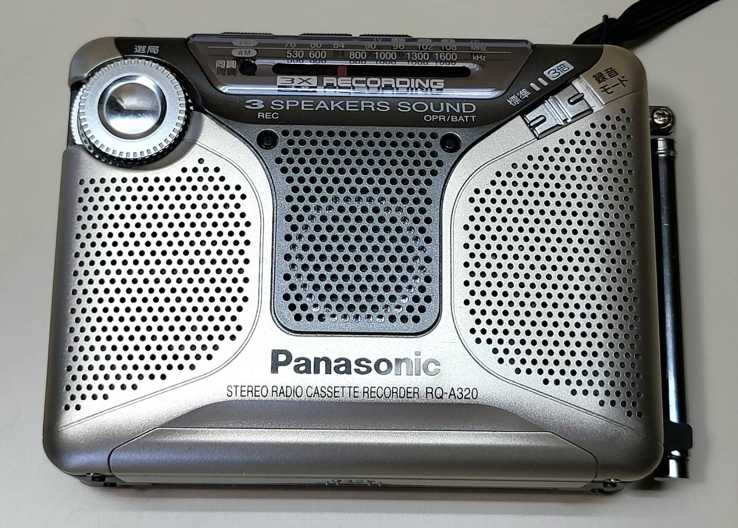 パナソニック ラジオカセットレコーダー RQ-A320-S Panasonic