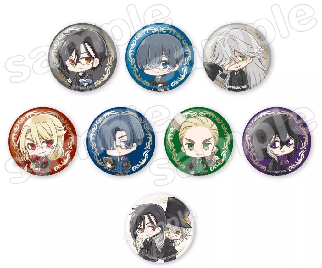 黒執事 寄宿学校編 キャラバッジコレクション セバスチャン 46点まとめ