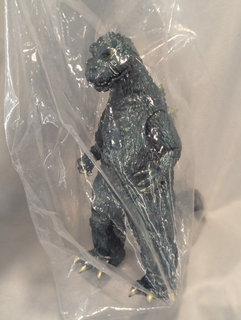 安楽安作 ゴジラ 1964 ソフビ メディコムトイ モスラ ヘッダー付き