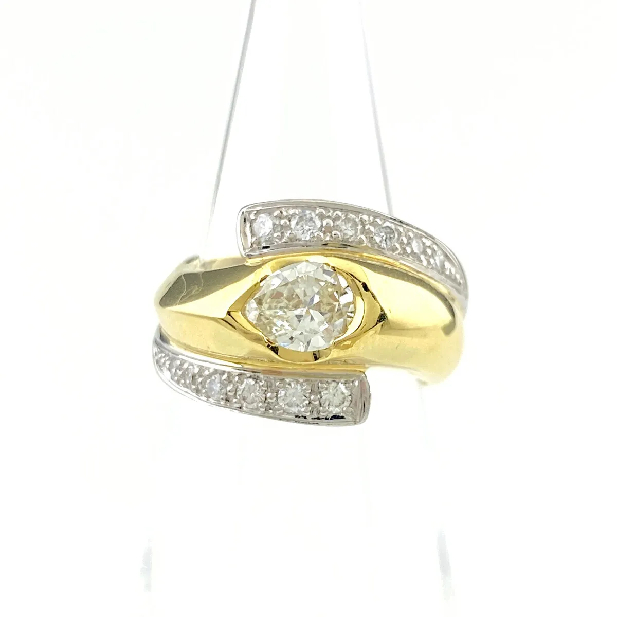 KENJI KIUCHI 木内賢治 K18 Pt900 ダイヤモンド リング KENJI KIUCHI 木内賢治 K18 Pt900 ダイヤモンド リング KENJI KIUCHI