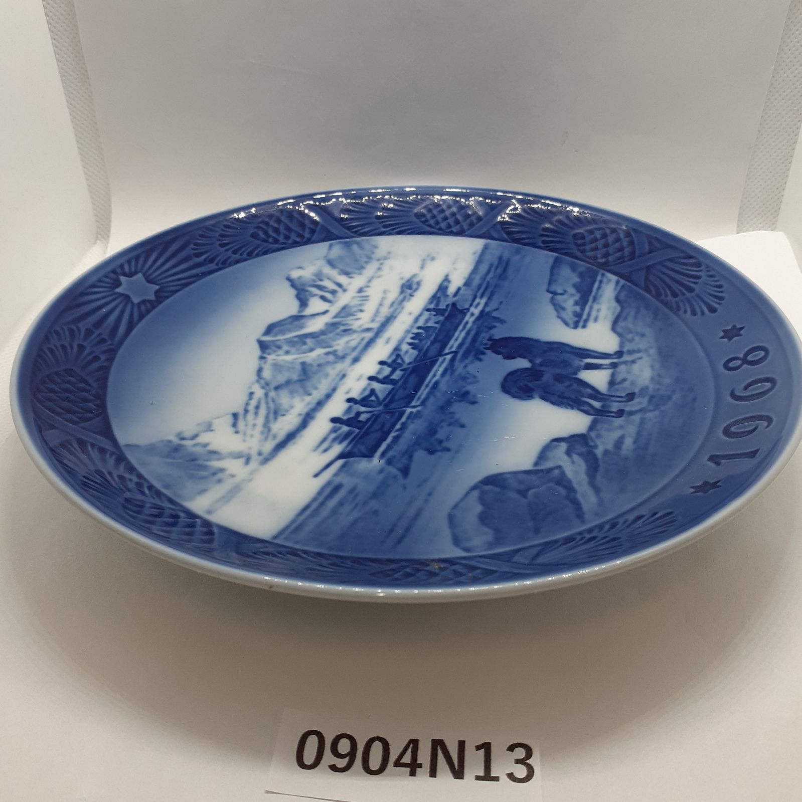 0904N13】 1968年 ロイヤルコペンハーゲンイヤープレート The