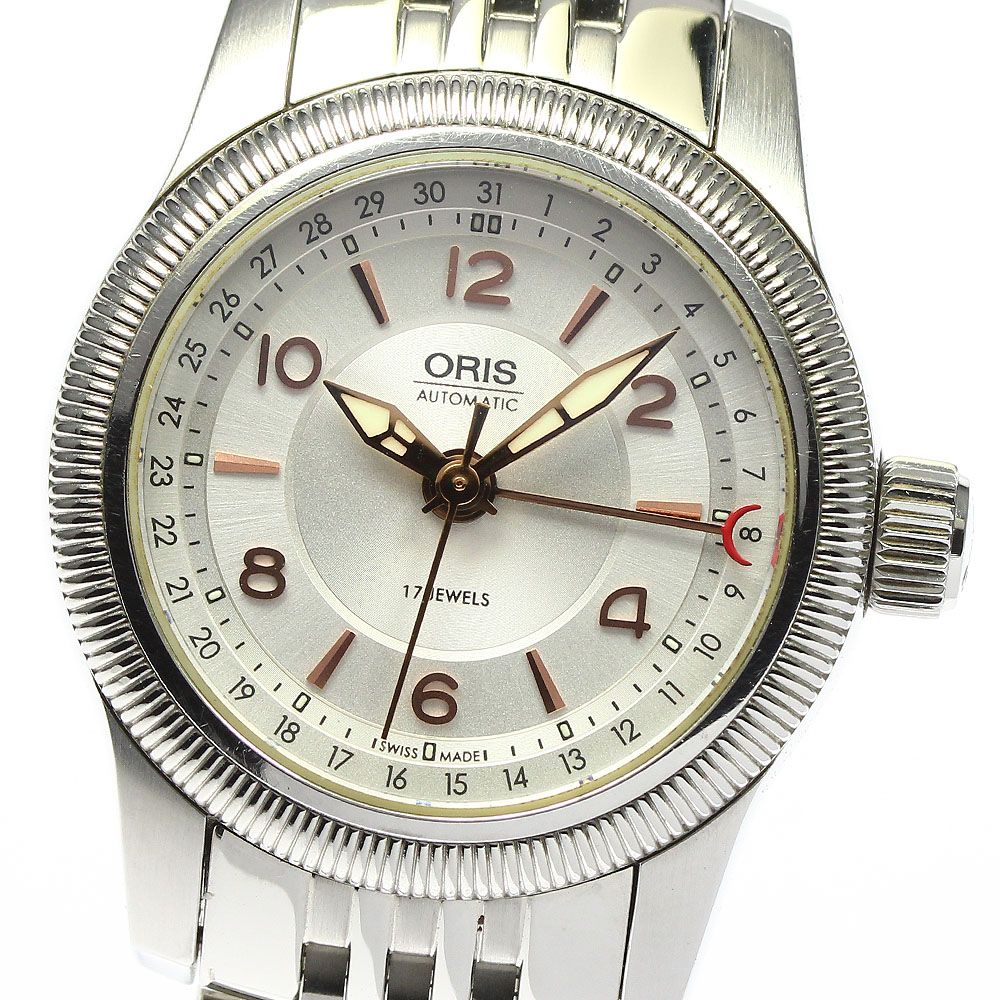 ORIS(オリス)純正ビッグクラウン・レディス(584系) 専用メタルバンド オリス ビッグクラウン ポインターデイト レディース 32mm 584