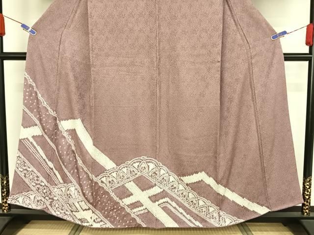 平和屋着物○訪問着 総絞り 幾何学花文 正絹 逸品 AAAY9900np - メルカリ