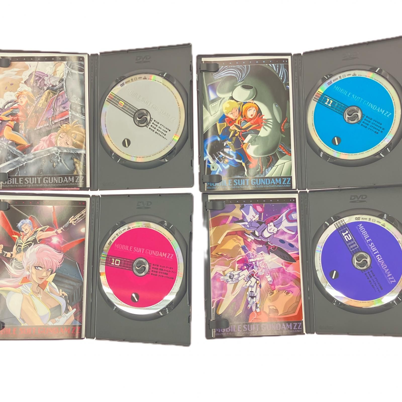 機動戦士ガンダムZZ DVD 全12巻セット 機動戦士ガンダムZZ DVD 全12巻 全巻セット ダブルゼータ - メルカリ