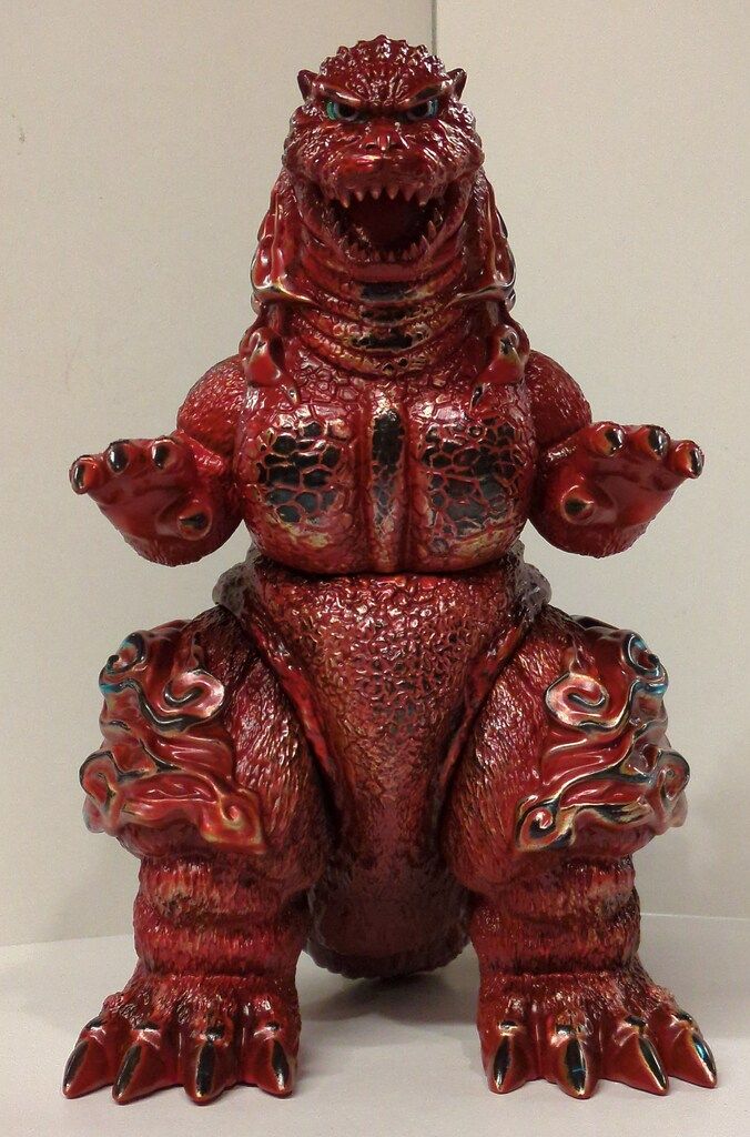 T-BASE GODZILLA VINYL Frog Tree ゴジラ1995 VINYL ART】GVA-BC ゴジラ1995 Frog Tree 浮世ノ絵（黒） | 商品