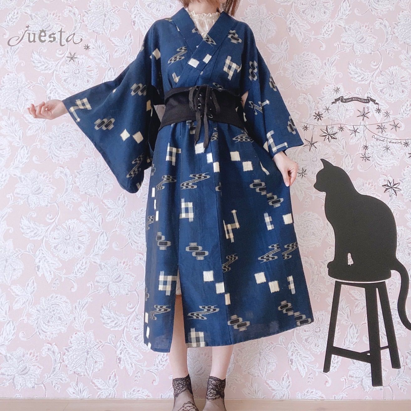 着物リメイクセットアップ