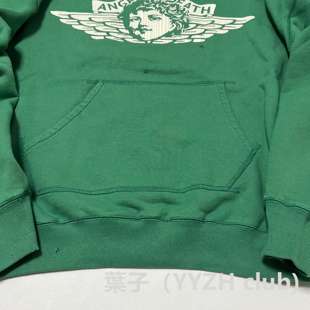 Saint Mxxxxxx ロゴ ANGEL ヴィンテージ加工 長袖 パーカー Saint Mxxxxxx ロゴ ANGEL ヴィンテージ加工 長袖 パーカー