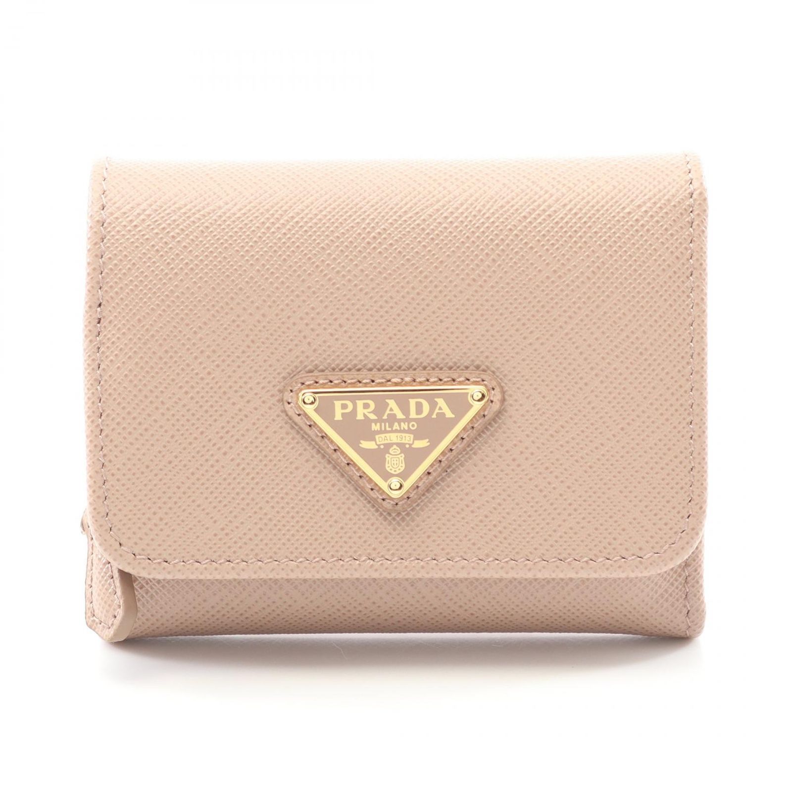 PRADA ♦ サフィアーノトライアングル 三つ折り財布 PRADA サフィアーノ・トライアングル 三つ折り財布