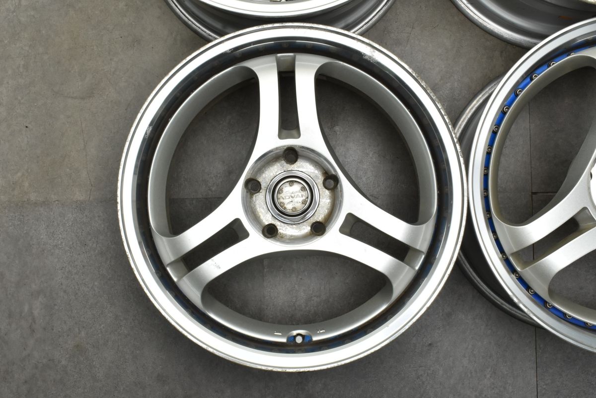 3ピース スーパーアドバン ジェネレーション2I 17in 8.5J 37 9.5J 38 114.3 4本 スープラ シルビア 180SX シビック インテグラ TRITUETUBI_COM