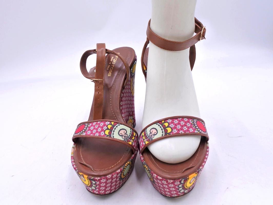 セルジオロッシ サンダル ウェッジソール 23.5 オンライン