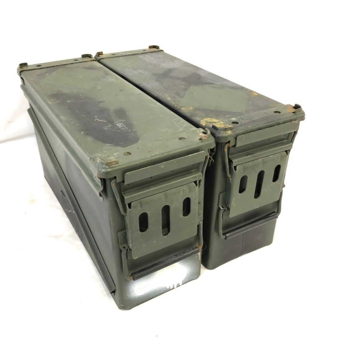 米軍 アンモボックス 弾薬箱2個 工具箱 サバゲー世田谷ベースBL29NK-3 