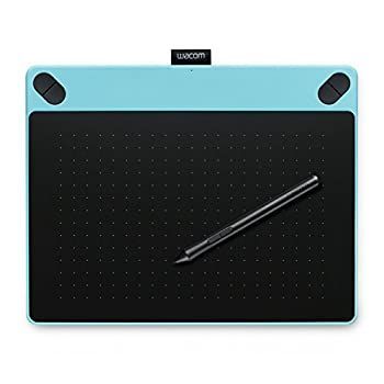 【中古】ワコム Intuos Comic 【旧モデル】ペンu0026タッチ マンガ・イラスト制作用モデル Mサイズ ミントブルー CTH-690/B1