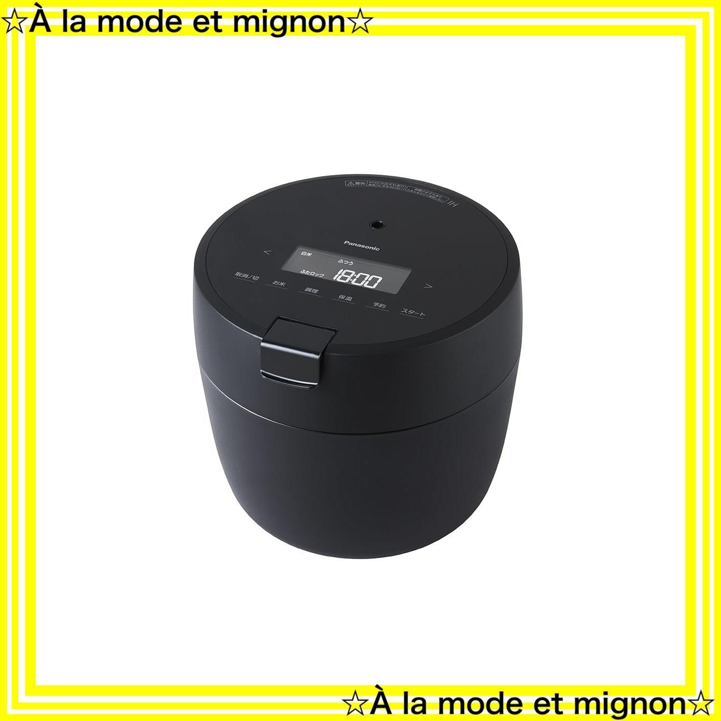 ☆美品中古☆パナソニック 炊飯器 5合 圧力IH ブラックSR-CR10Z1-K 圧力IHジャー炊飯器 ブラック SR-CR10A-K [5合 /圧力IH