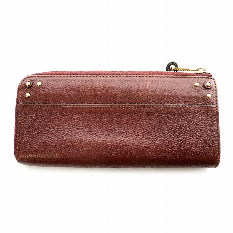 クロエ　Chloe　パディントン　長財布　南京錠　レザー　ブラウン クロエ Chloe パディントン 長財布 南京錠 レザー ブラウン