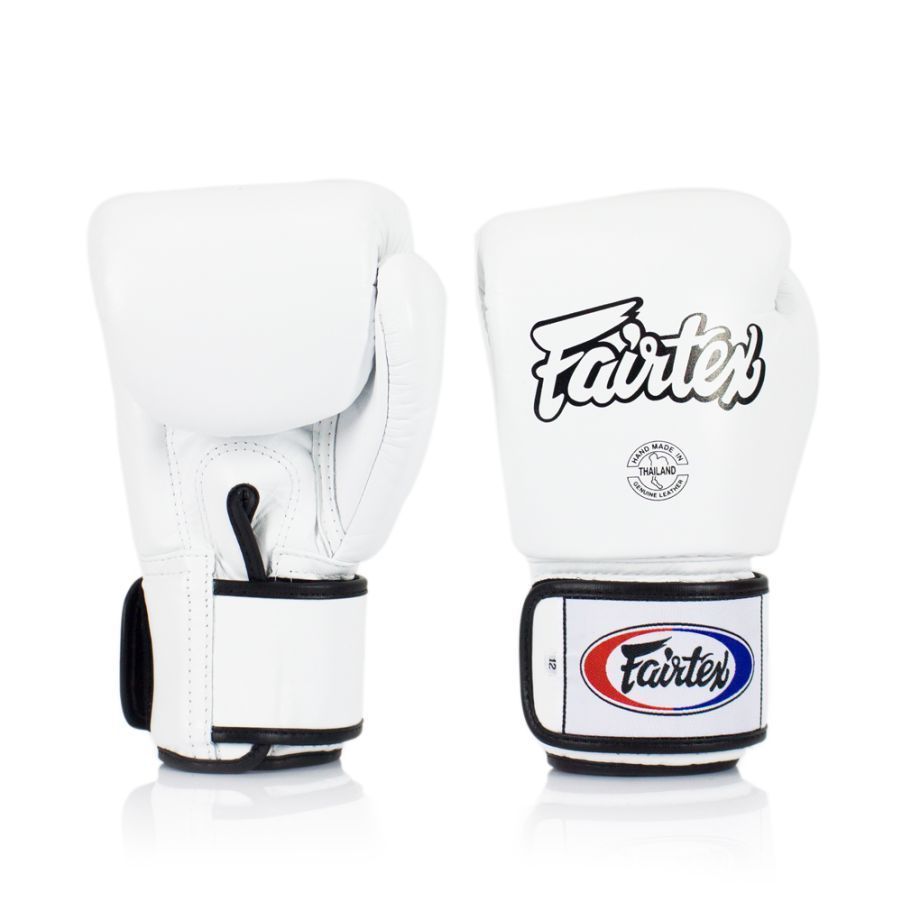 Fairtex ボクシンググローブ BGV1 本革 ホワイト 14oz Fairtex ボクシンググローブ BGV1 本革 ホワイト 14oz 【公式通販】