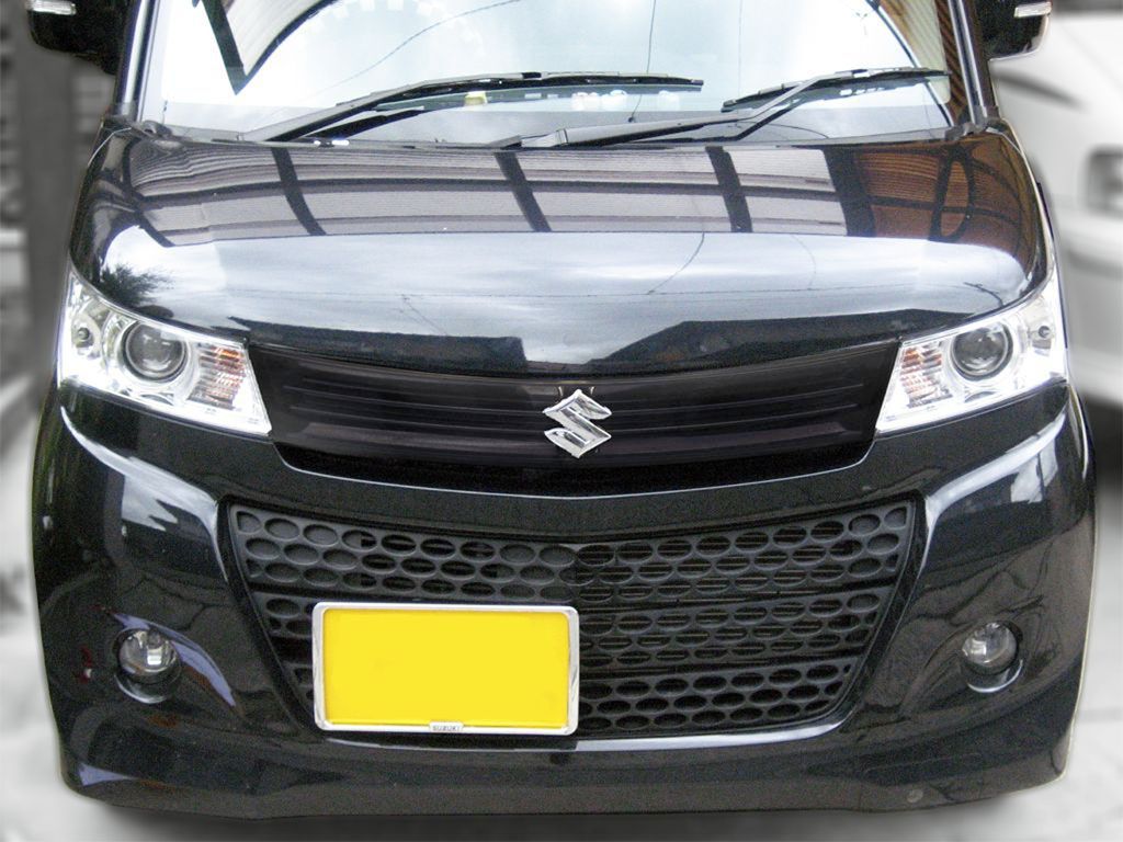 Tint+何度も貼れる パレットSW MK21S フロントグリル スモークフィルム(ブラックスモーク5％) mk21s sw