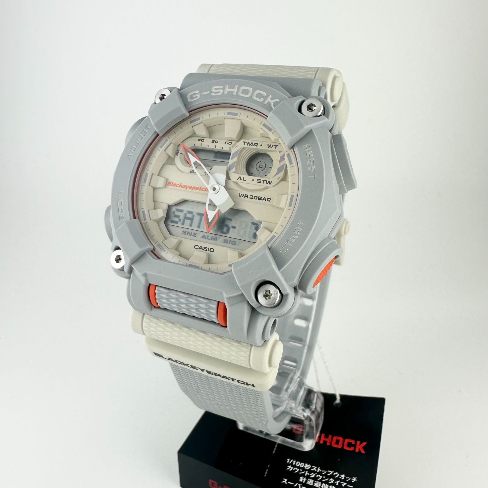 CACIO カシオ 腕時計 G-SHOCK ジーショック BlackEyePatchコラボモデル GA-900BEP-8AJR メンズ グレー