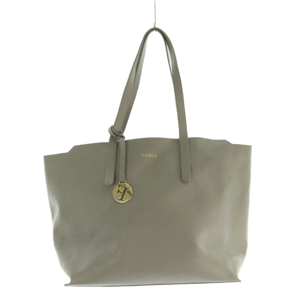 フルラ FURLA ハンドバッグ レザー グレー /MI □OS - メルカリ