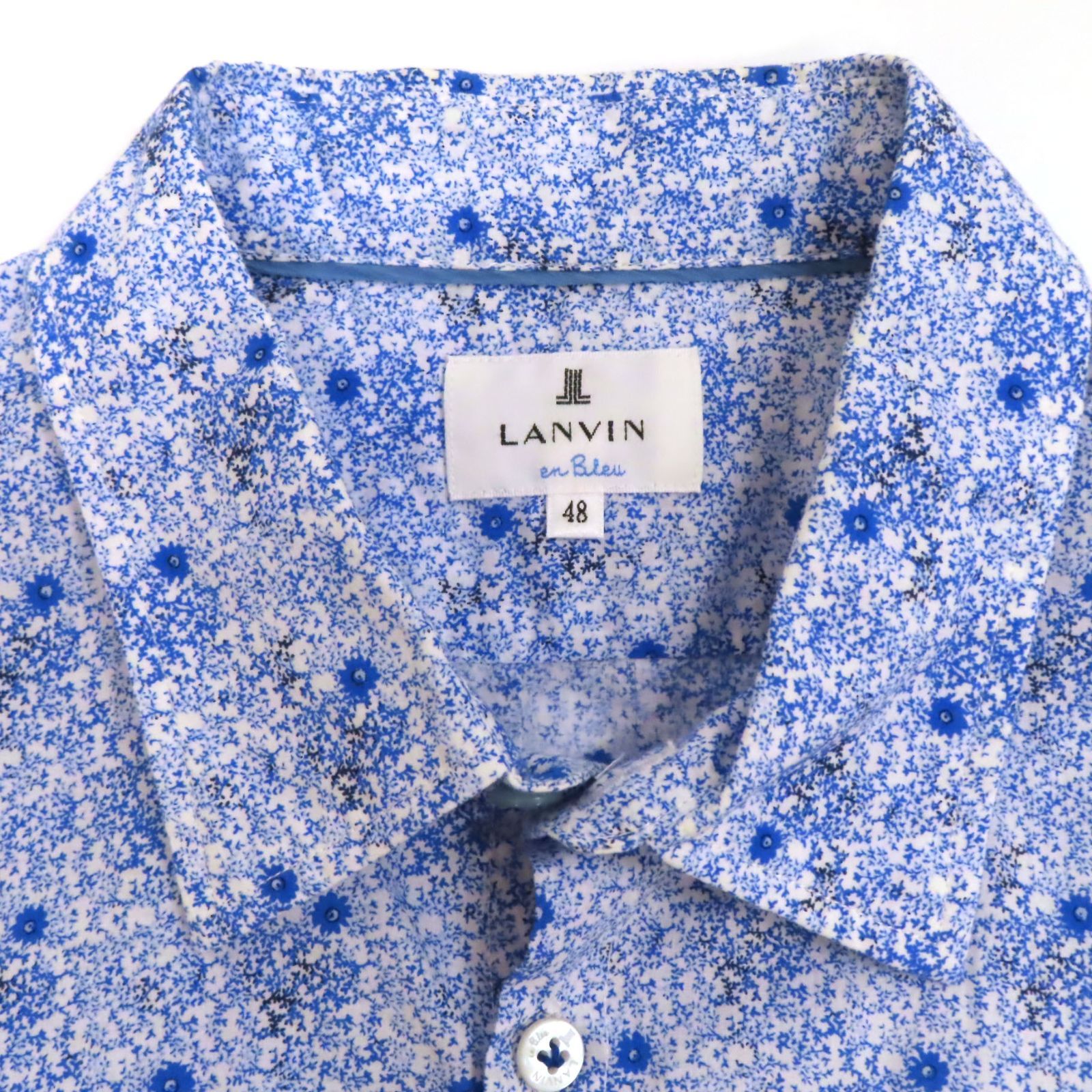 ランバンオンブルー LANVIN en Bleu コットン100% フーデットZipアップパーカー Kaleidoscope logoコットンサテンキャップ|LANVIN en Bleu | LANVIN en