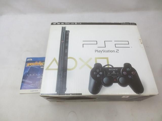 ゲーム プレイステーション2 PS2 本体 SCPH-75000 チャコールブラック 動作品 き