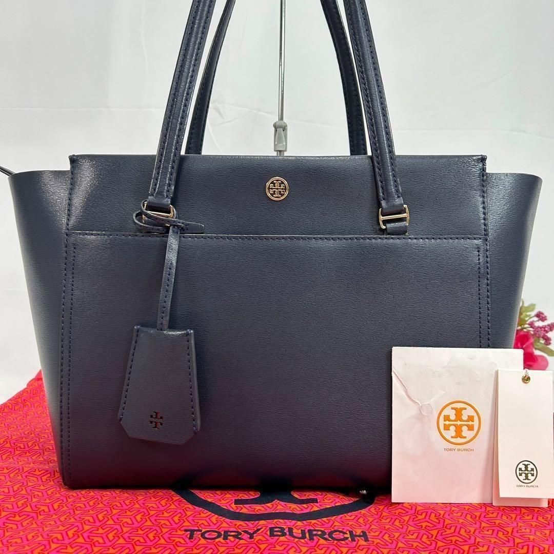 訳あり極美品】トリーバーチ ロビンソン ブロックT ハンドバッグ