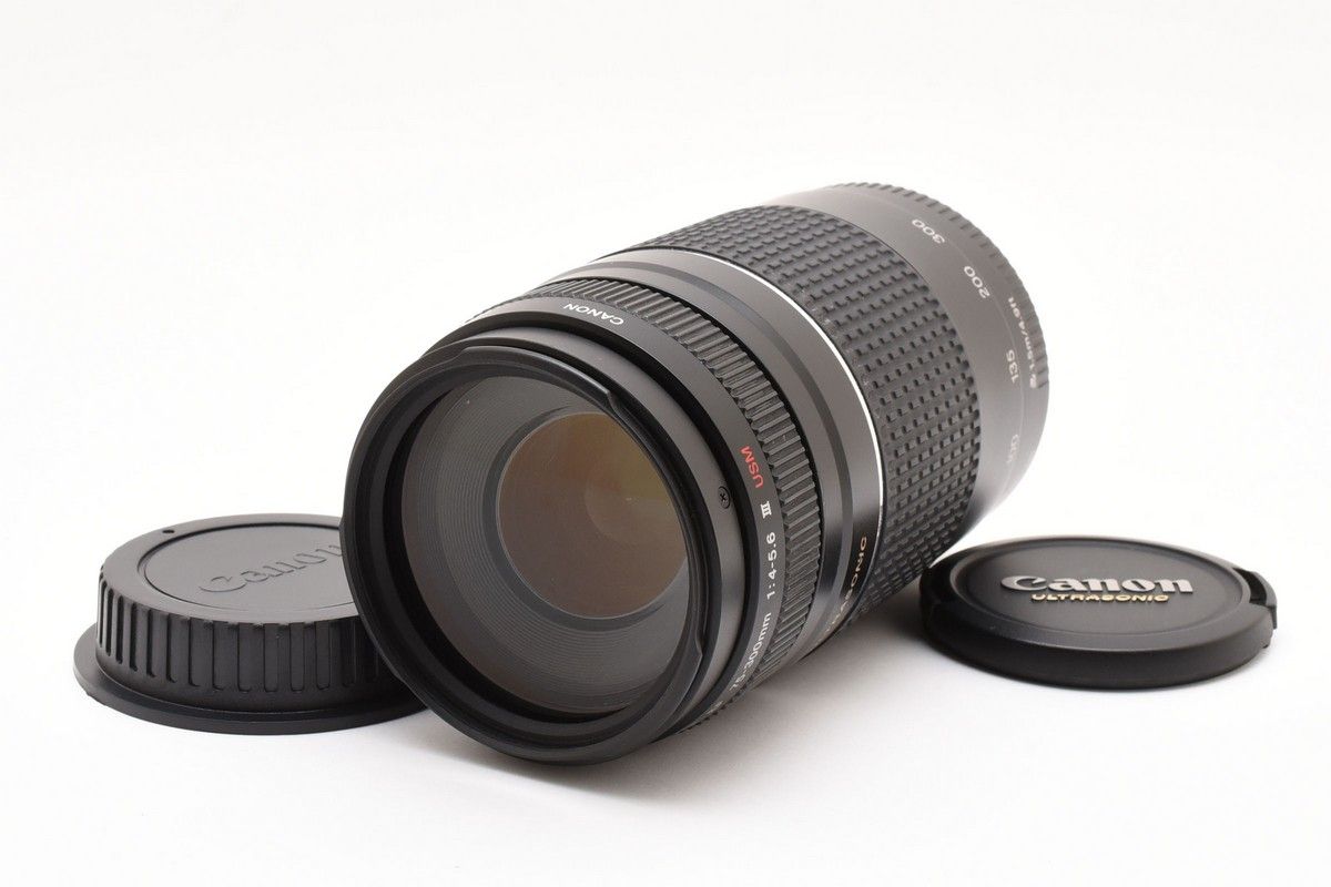 美品】Canon ZOOM LENS EF 75-300mm 1:4-5.6 ? USM キヤノン レンズ 
